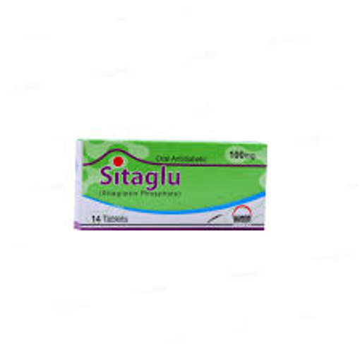Picture of Sitaglu 100mg Tab 7x2s